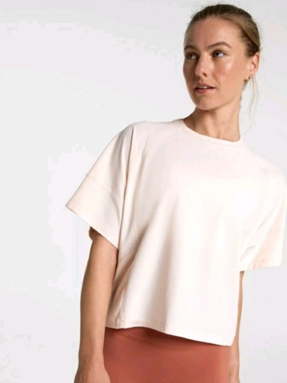 Calia Oversized Renew Boxy Tee - Faded Pink Womans XXL
